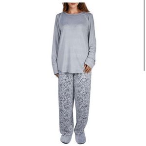 Fashion by Mirabeau Women’s Size XL Grey Leopard Lounge Set